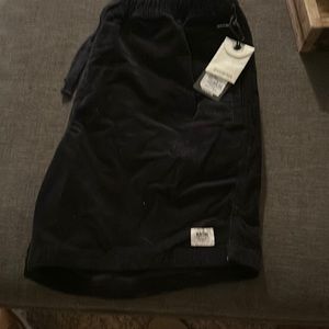 Katin black corduroy shorts Med NWT